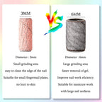 1000pcs 3mm Mini Zebra Nail Sanding Bands Electric Machine Nail Drill Bit UV Gel Acrylic Polish Remover For Nails Accessory Tool