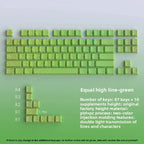 2025 Super Contour PBT Keycaps Side Glow Light Mechanical Keyboard Original Factory Height for 61/68/75/84/87 Keys Game Keyboard