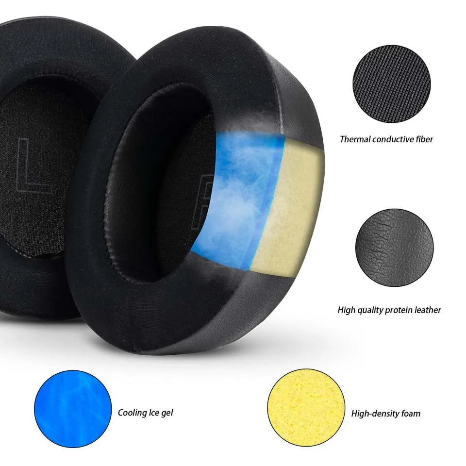 Earphone pads For Anker Soundcore Life Q30 Q35 replacement pink Earpads headphones Earmuffs Mesh Memory Covers Sponge  Protein