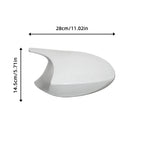 1 Pair White Replacement Rearview Side Mirror Covers Cap for BMW E90 E91 E92 E93 E81 E87 E82 E88 3 1 Series M Accessories