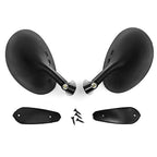 Pair California Style Racing Mirrors Universal Classic Rearview Mirror Custom Car Door Side Wing Mirrors For Cars Replacement