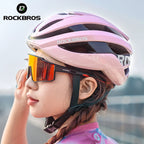 ROCKBROS Cycling Helmet Ultralight Adjustable Road & MTB, Integrally Molded, M/L 54-62cm
