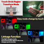 LED Car RGB Footwell Lamp Atmosphere Light For VW Sharan 7N Touareg 7P 7L Passat CC B5 B6 B7 B8 B9 Arteon Golf 6 7 MK6 Accessory