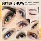 MASSCAKU W Shape Bloom Eyelash Extensions 0.07mm C/D Curl 8-15mm Mix Length 10 Case