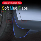 Mud Flaps for Tesla Model 3 Y 2026-2024 Mudguard Official Design Front Rear Wheel Fender Splash Guards Model3 ModelY Accessories