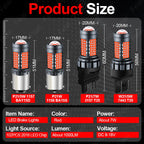 7443 1157 3157 P21W LED Canbus Bulb LED Brake Lights Stop Lamp P21/5W BAY15D W21/5W T20 P21/7W T25 BA15S 1156 Red Strobe Flash