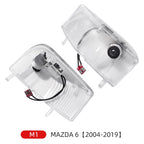 2pcs/set Car Led Logo Door Light Laser Projector Ghost lamp Welcome Light For Mazda 6 8 Atenza Axela RX-8 RX-9 Ruiyi Accessories