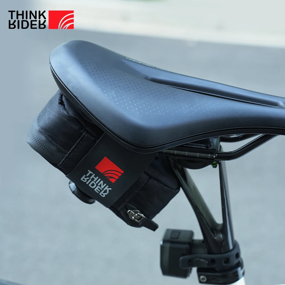ThinkRider Bicycle Saddle Bag 0.4L Mini Portable Tail Bag MTB Road Bike Tool kit Repair Bag Reflective Cycling Accessori