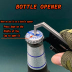Multi-functional Mini crowbar 9 in 1multi-tool adjustable wrench EDC caliper Measuring ruler Pry bar Pocket outdoor camping tool