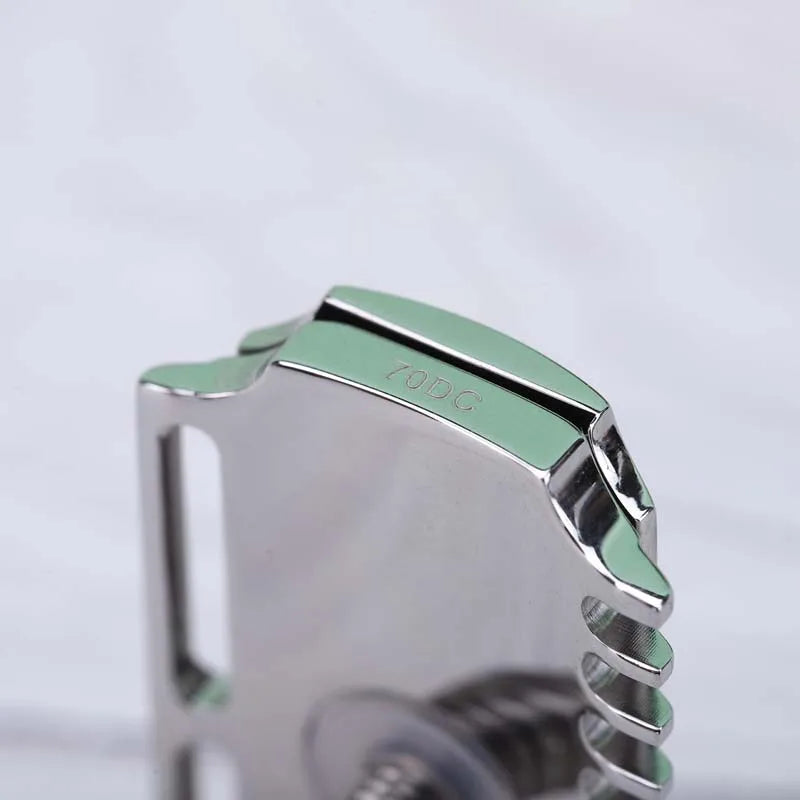 YAQI Vostok 70DC 316 Stainless Steel Polished Dual Comb Safety Razor Head with 0.7mm Blade Gap
