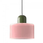 Glass pendant light chandelier, E27 socket, 1.9m cord, 90-260V, white shade
