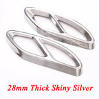 For Mercedes Benz GLC A B C E Class X253 W205 W213 W176 W177 W246 W247 2016-2019 Car Exhaust Pipe Cover Trim Car Accessories