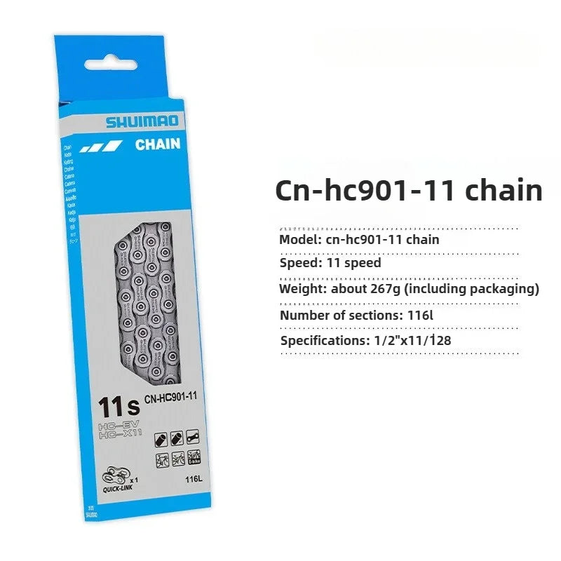 Mountain Bike Original Chains 6/7/8/9/10/11 Speed Bicycle Chain 116 MTB Bicycle Parts