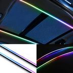 150cm Car Sunroof Ambient Lights LED Skylight Symphony RGB Interior Wide Acrylic Strip Decoration APP Control accessories 12V