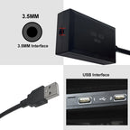 7 Inch Car Screen AUX to USB Adapter for Mercedes Benz NTG 5.0 / 5.1 System Audio Input Output Converter Aux Activator