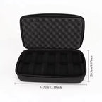 10 Slots Watch Storage Box Watch Zipper Travel Case Portable Watch Organizer Display Holder for Wristwatches and Smart Watches