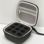 1pc Handheld peptide case insulin vial holder 9 slots for standard 3/5/10ml vial,foam protective, sale case only