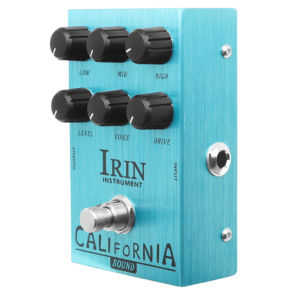 IRIN Guitar Effect Pedal Overdrive Distortion Speakers Analog Classic British Rock Effect Electric Bass Guitar Pedal True Bypass