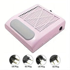Professional Powerful Nail Duster Exhaust Fan for Nail Art Vacuum Collector Gel Nail Duster for Nail Art Salon Equipment