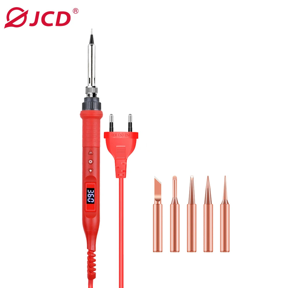 JCD 908U 80W Digital Soldering Iron kit 220V/110V Adjustable Temperature LCD Display Portable Soldering iron DIY Welding Tools
