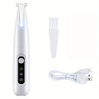 Dog Paw Trimmer with LED Light Fully Waterproof Pet Hair Trimmer with LED Display Dog Clippers for Grooming 18mm Widen Blade