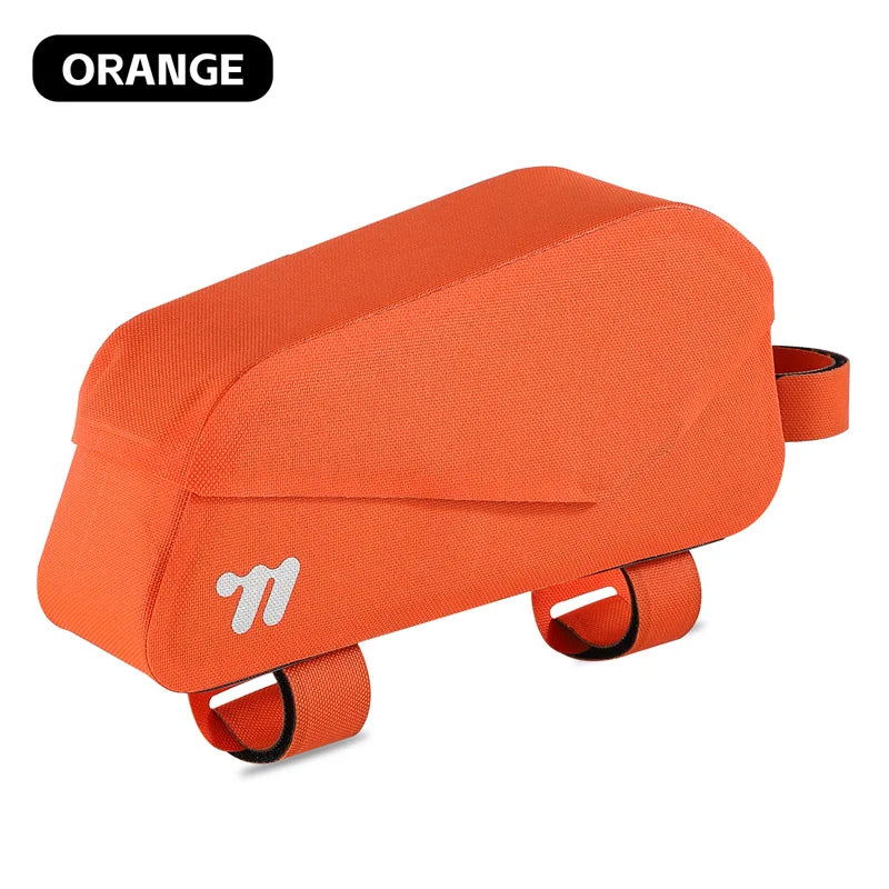 WEST BIKING Bicycle Magnetic Lid Top Tube Bag With Bolts Mounted & Straps MTB Road Bike Waterproof  Front Frame Structured Bag