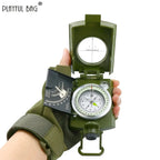 Travel K4074 High Precision Metal Compass Luminous Dial Multi-purpose American Compass Outdoor Survival Tool Camping Gear NA69S