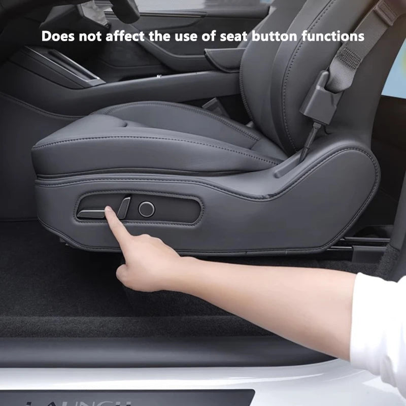For Tesla Model Y Juniper Launch / 3 Highland Seat Both Side Anti-Kick Pad Seat Anti-scratch Protective Car Interior Accessories