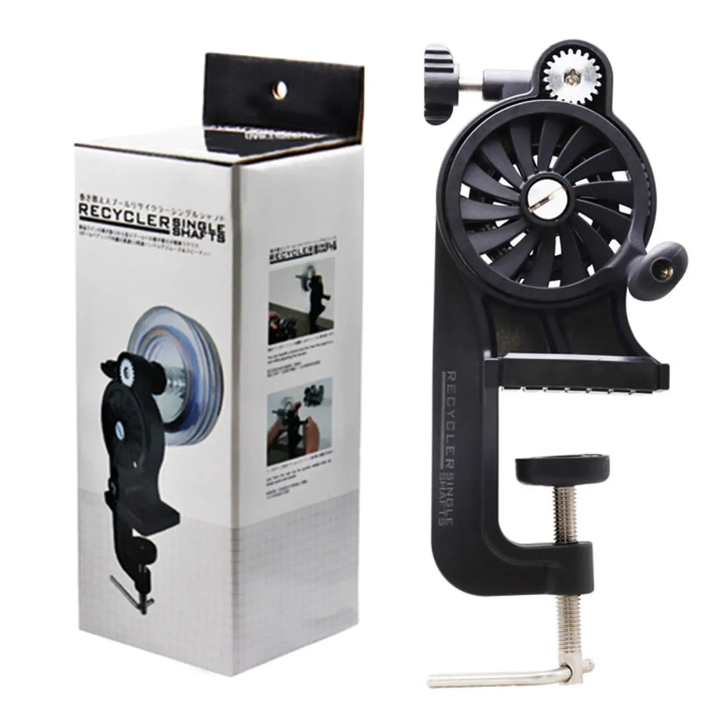 Fishing Line Winder Fishing Line Spooler Adjustable Portable Table Clamp Fishing Reel Machine Wire Winding Reclaimer Equipment