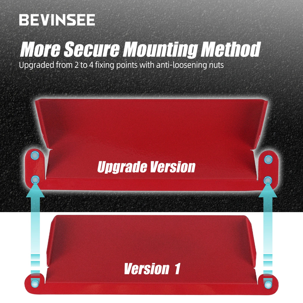 BEVINSEE Dynamic Air Intake Scoop Kit Upgrade For VW For Golf GTI/R MK7/7.5 For Golf 7 GTI R 2012-2020 For Audi S3 8V 2013-2020
