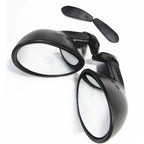 Pair California Style Racing Mirrors Universal Classic Rearview Mirror Custom Car Door Side Wing Mirrors For Cars Replacement