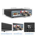 AIYIMA Audio A07 MAX Stereo Amplifier 300W X2 TPA3255 Power Amp 2 Channel Bridgeable Mono 600W  Amplifier for Passive Speaker