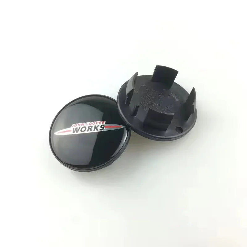 4pcs 54mm Car Wheel Hub Center Caps Rim Cover Badge Emblem For BMW Mini Works Cooper F54 F55 F56 F57 F60 R50 R52 R53 R55 R56 R57
