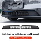 YZ Car Anti-insect Front Mesh Grille Mesh for Tesla Model Y Juniper 2025 Air Inlet Vent Cover Grille Guards Protector Cover