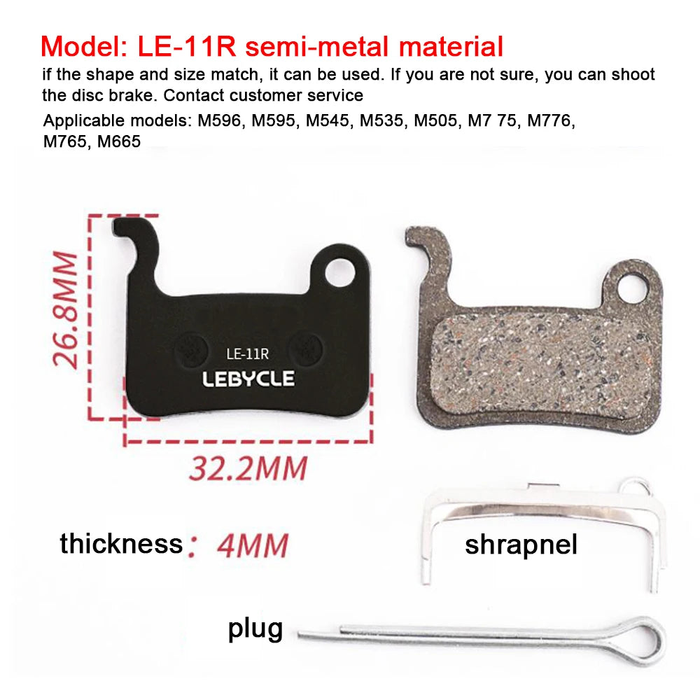 25 Pair MTB Bicycle Disc Brake Pads Resin/Metal/Ceramic Road Bike Hydraulic Brake Pads Universal for Shimano SRAM AVID ZOOM B01S