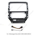 9 Inch Car Radio Fascia Adapter For Volkswagen Bora Jetta mk4 GOLF 2004-2008 Android Radio  Frame Dash Fitting Panel Cable Kit