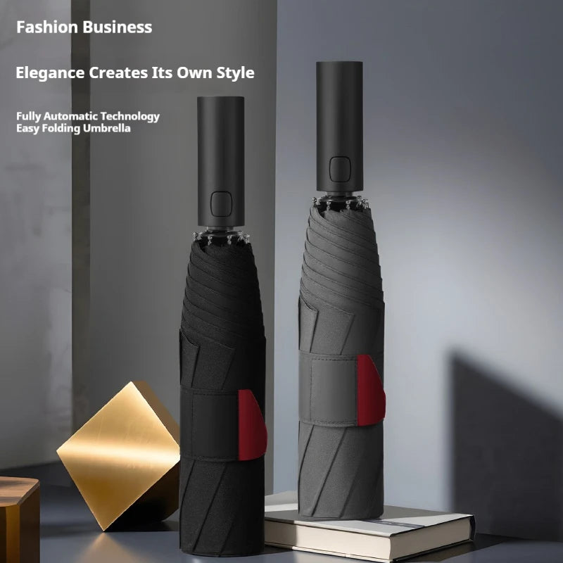 Non-Folding Automatic Opening and Closing Sunshade, Sun Protection, UV Protection Memory Patch Umbrella