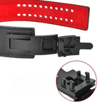 Leather Weightlifting Belt Cowhide Lever Buckle Waist Support Powerlifting Strong Squat Deadlift Gym Training Fitness Workout
