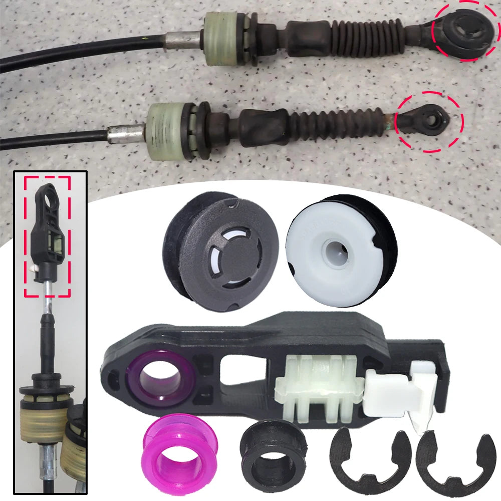 For Suzuki Swift AZG 2010 2011 2012 2013 2014 2015 2016 2017 MT Gear Shift Cable Linkage End Rod Bushing Shifter Selector Kit