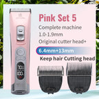 Fenice Electrical Pet Clipper Machine Dog Hair Clippers Grooming Animals Haircut Trimmer Shaver Set Pets Cordless Rechargeable