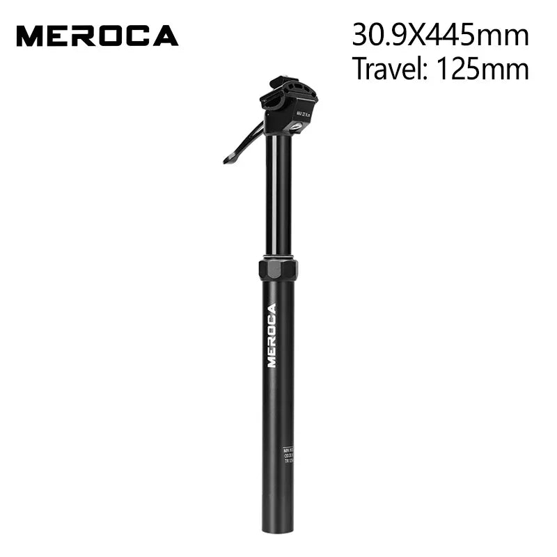 MEROCA Bicycle Dropper Seatpost 27.2mm/30.9mm/31.6mm Hydraulic Height Adjustable Road Bike Seat Post Mountain Bicycle Seat Tube