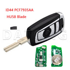 Datong World Car Remote Control Key For BMW E38 E39 E46 M5 X3 X5 Z3 Z4 EWS 315/433MHz ID44 PCF7935 Chip Upgrade Flip