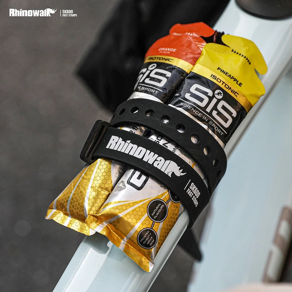 Rhinowalk Reusable Silicone Elastic Strap 60cm Length For Securing Bicycle Accessories Tie Down Luggage Camping Cargo Storage