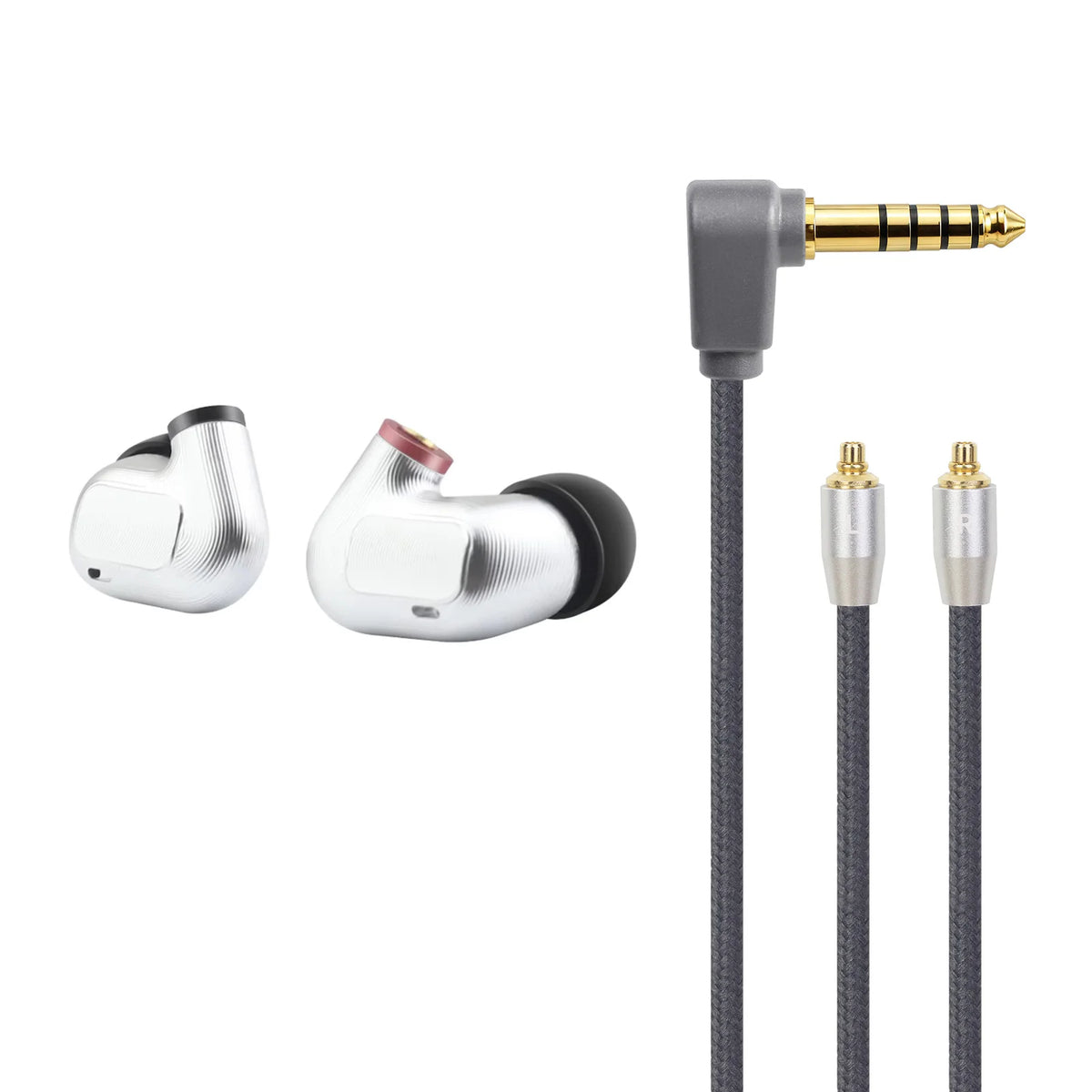 OKCSC IE900 HIFI Earphone MMCX 3.5mm Plug In Ear Monitor Headphones Sport Noise Cancelling Headset