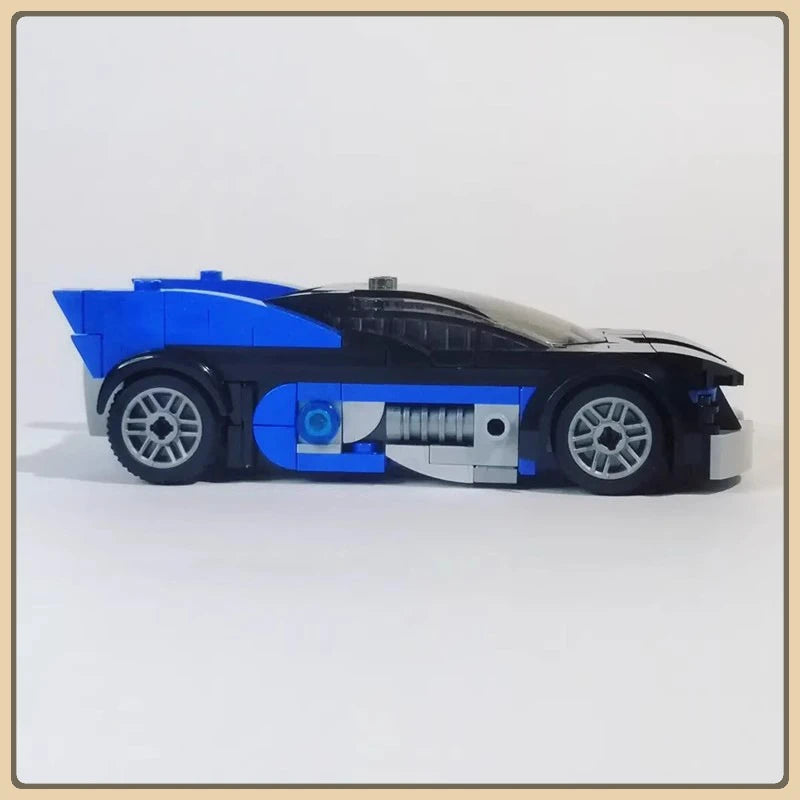 MOC-133606 Building Block Roadster Retro Car model Classic movie piece together children's Puzzle gift Creative car model