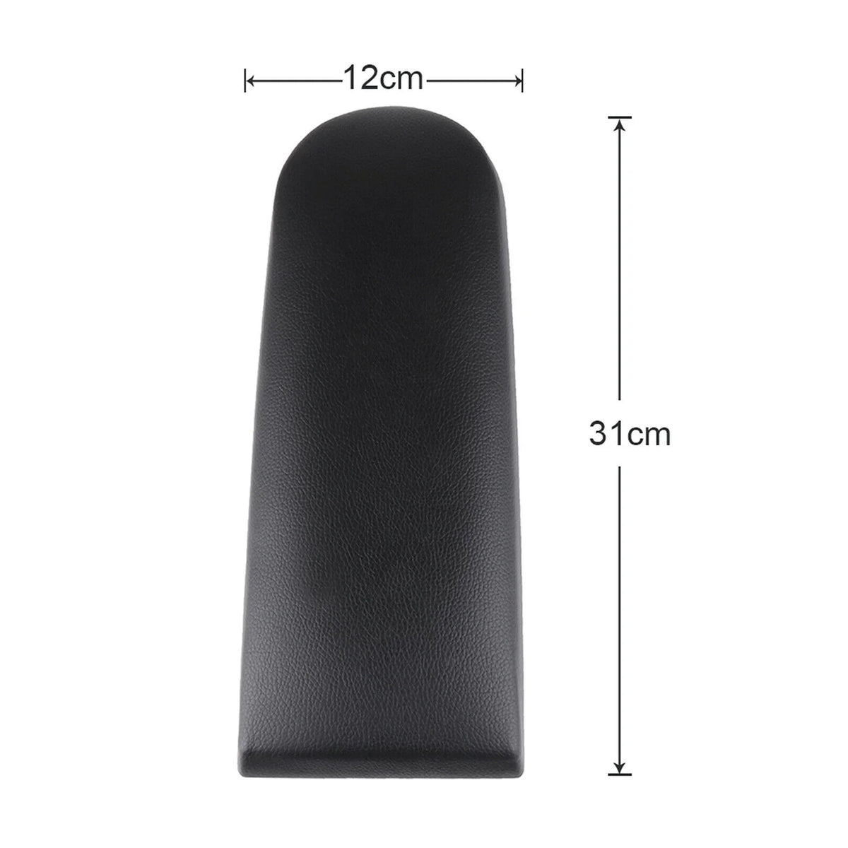 Leather Center Console Armrest Latch Lid Cover Cap, Black, for VW Golf 4 MK4 Jetta Bora Passat B5