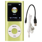 Aluminum Alloy MP3 Player Stylish Multifunctional Lossless Sound Slim 1.8 Inch LCD Screen Portable MP3 Music Player