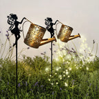 Solar Fairy Watering Can Lights – Outdoor Decorative Kettle with Cascading String Lights, Perfect for Garden Décor & Gifts