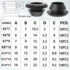 Black / 70PCS(1set)