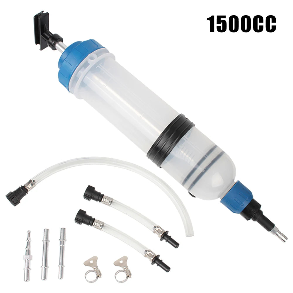 200cc 500cc 1500cc Fuel Transfer Filling Syringe Injecting Pump Suction Vacuum Brake Liquid Manual Car Oil Fluid Extractor
